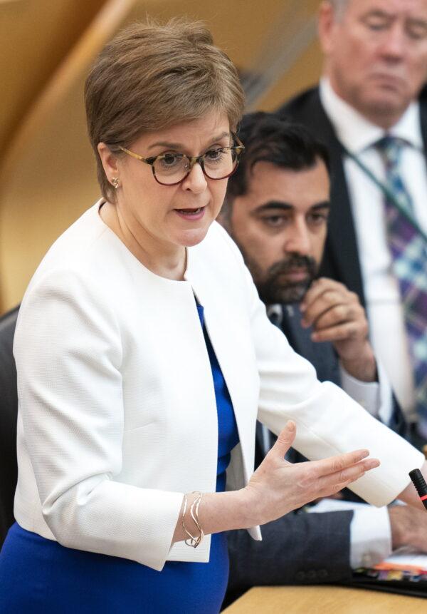 Nicola Sturgeon's SNP said it was “proud” the legislation has passed. (Jane Barlow/PA)