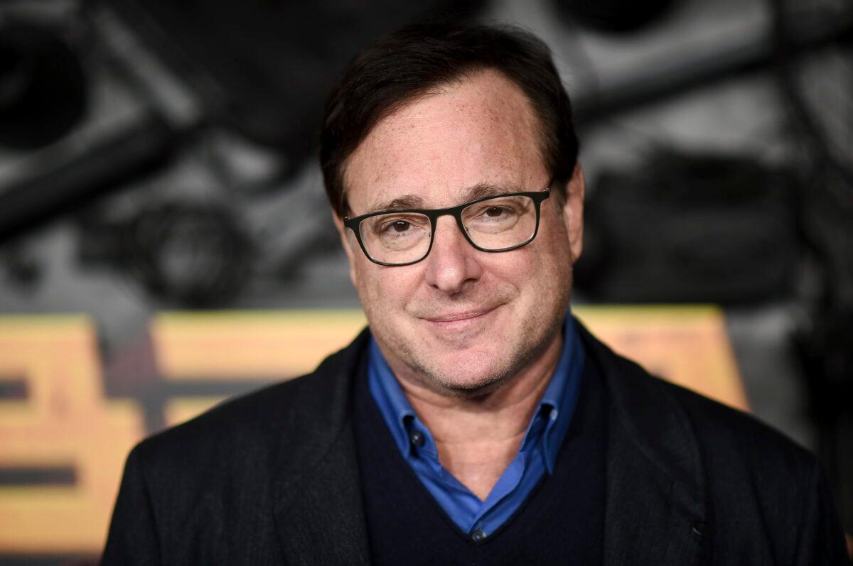 Bob Saget arrives at a screening of "MacGruber" in Los Angeles on Dec. 8, 2021. (Richard Shotwell/Invision/AP)