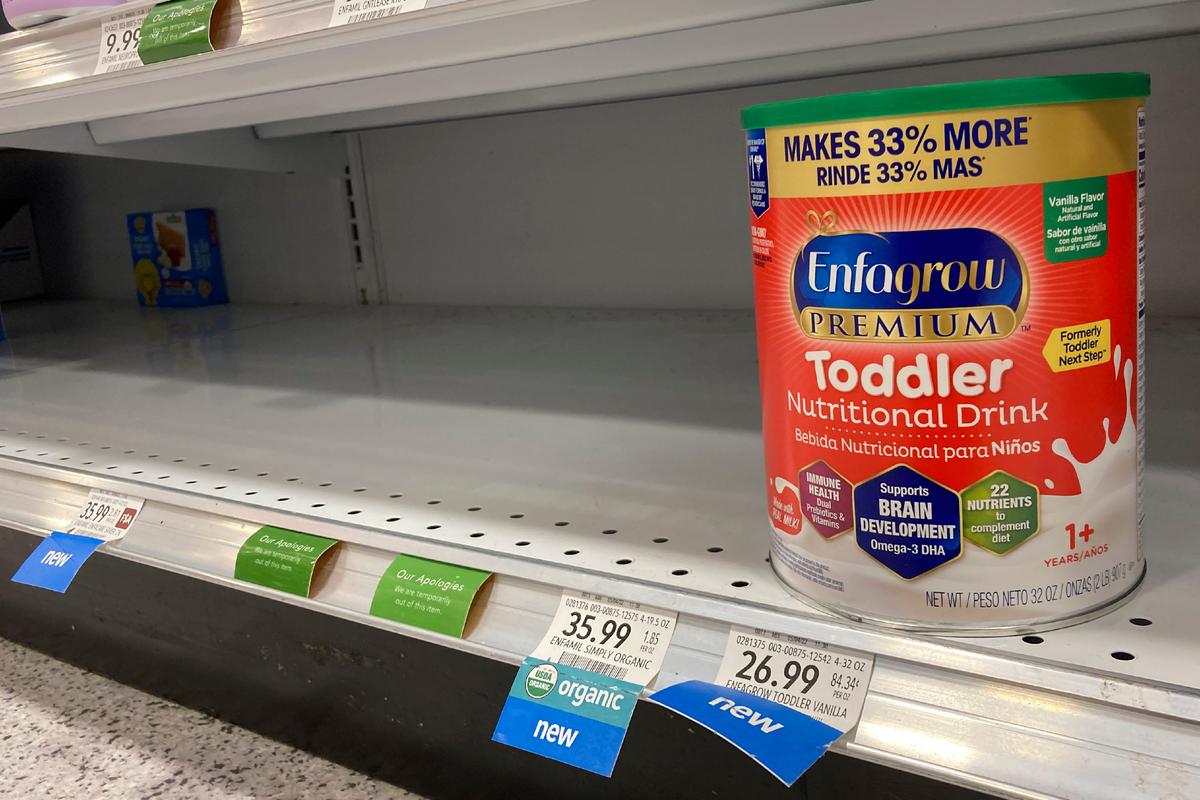 US Importing Baby Formula From Mexico to Ease Shortage