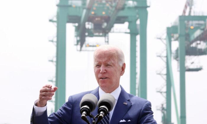 Biden Responds to Inflation, Supply Chain Woes at Port of LA