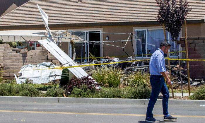 Small Plane Crashes Into Southern California Home; Pilot Seriously Injured