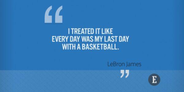LeBron James' quote on mindset. (Entrepreneur)