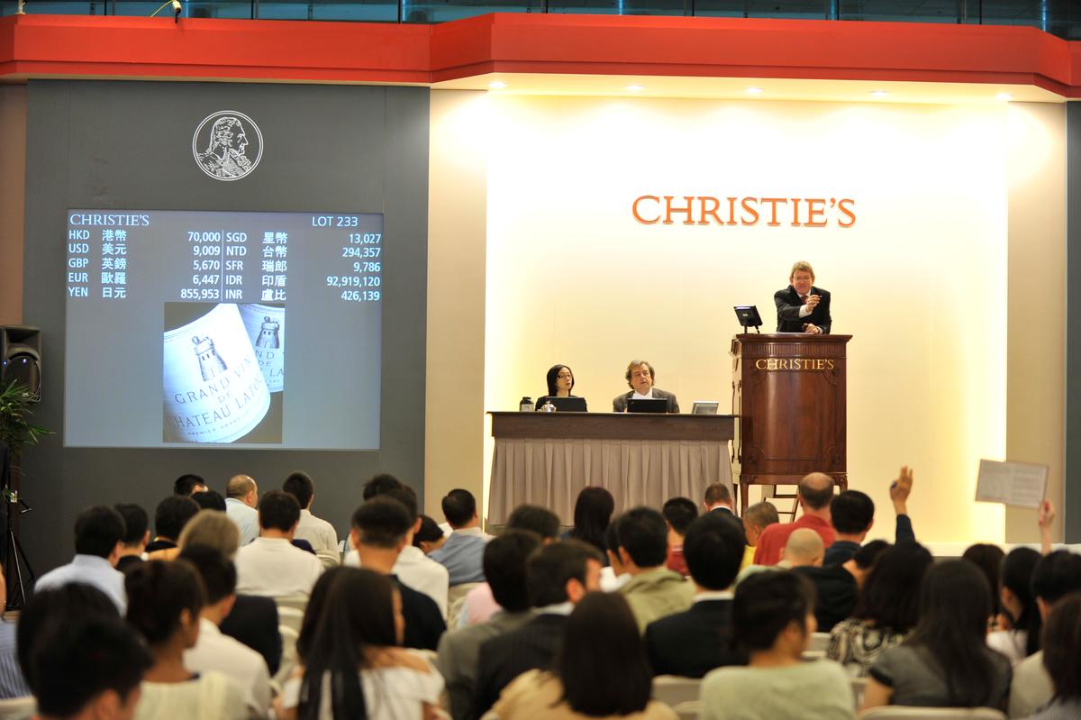 Christie’s is another top auction house regularly organizing auctions of fine and rare spirts and wines. (Courtesy of Christie's)