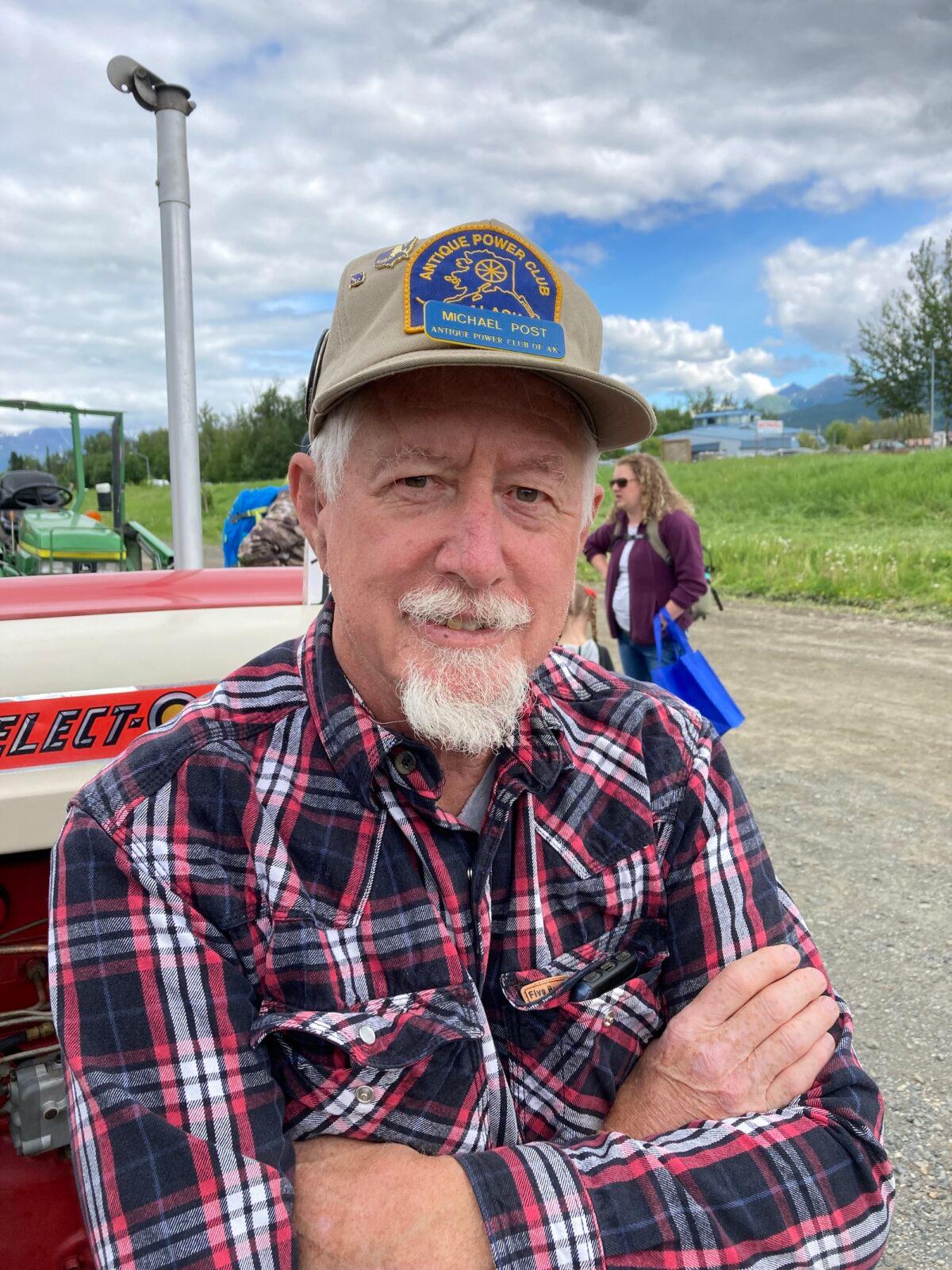 Michael Post of Palmer, Alaska, cast his vote for Republican Nick Begich in the special primary, saying Begich was the best candidate. (Allan Stein/The Epoch Times)