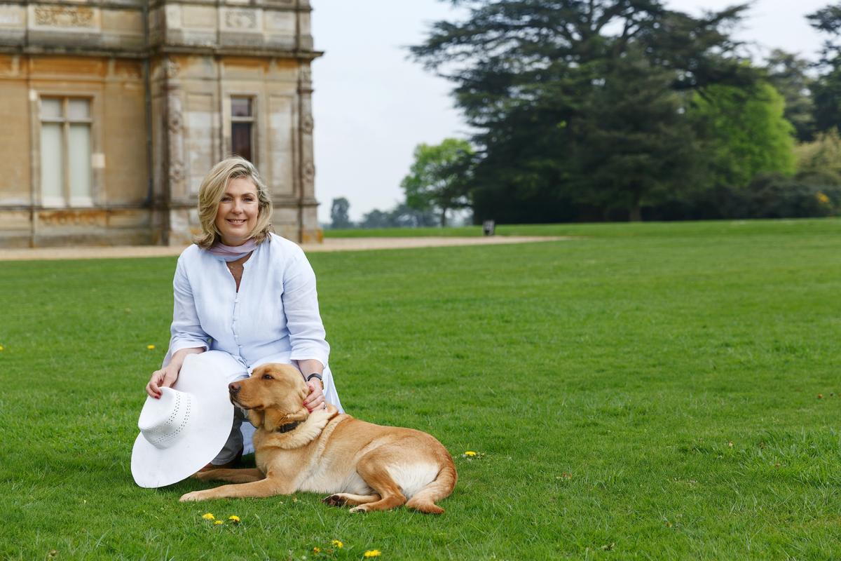 Lady Carnarvon at Highclere. (Courtesy of Highclere Castle)