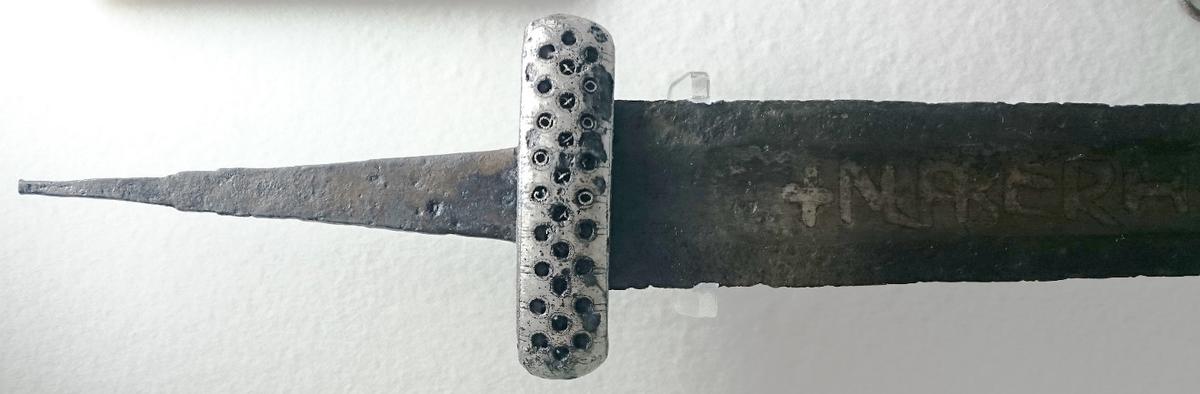An Ulfberht sword found in the Volga Bulgars, what is now Russia. (<a href="https://commons.wikimedia.org/wiki/File:Ulfberht_sword_Kazan.jpg">Dbachmann</a>/CC BY-SA 4.0)