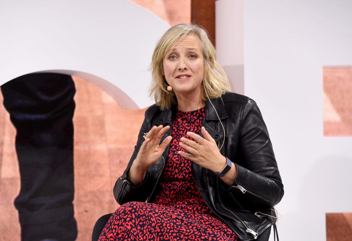 Carole<br/>Cadwalladr speaks during #BoFVOICES in Oxfordshire, England, on Nov. 21, 2019. (Samir Hussein/Getty Images for The Business of Fashion)