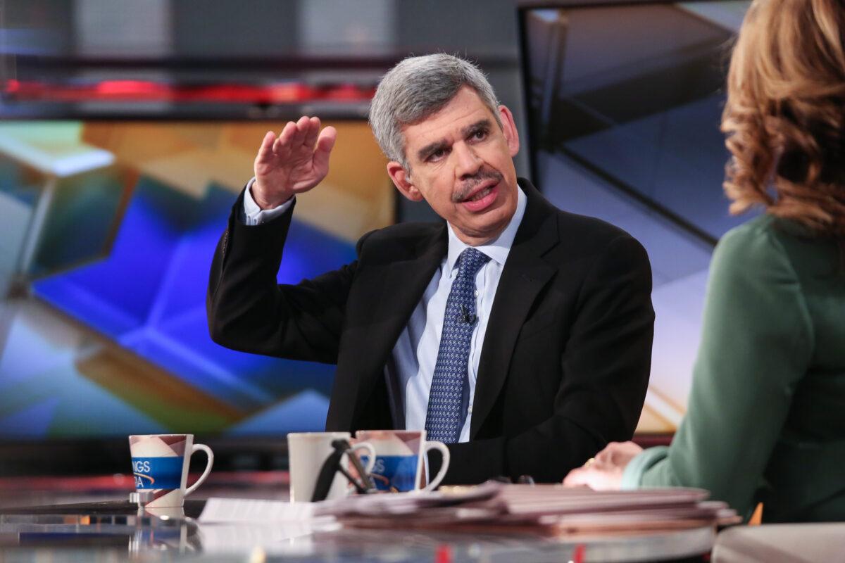 Mohamed El-Erian, chief economic adviser of Allianz, at FOX Studios in New York on April 29, 2016. (Rob Kim/Getty Images)