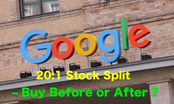 Google’s 20:1 Stock Split – Buy Before or After ?