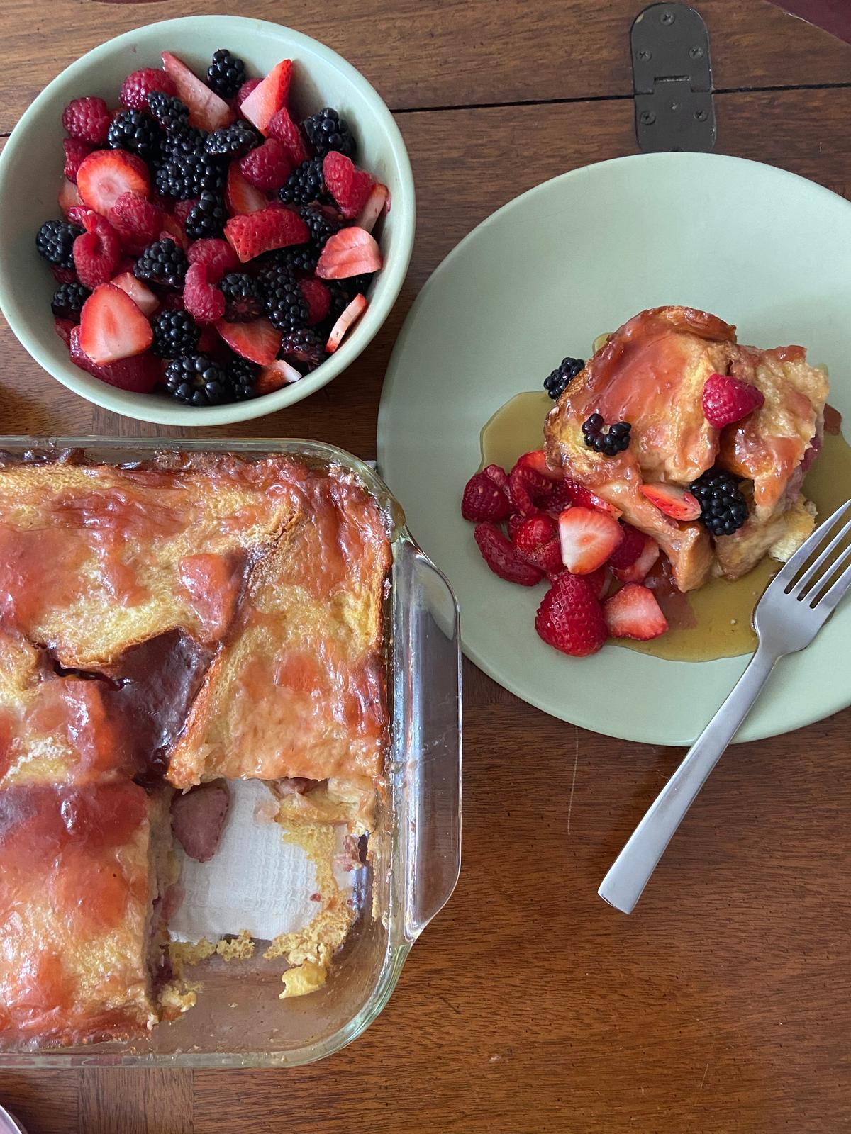 Overnight French Toast With a Jammy Twist