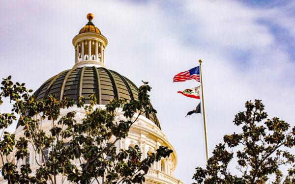 The California State Capitol building in Sacramento on April 18, 2022. (John Fredricks/The Epoch Times)