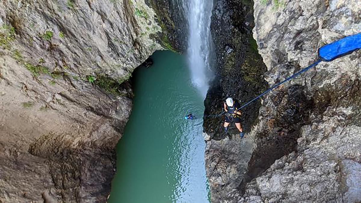 Have a rappelling adventure in the canyons surrounding Guadalajara. (Photo courtesy of Alex Temblador/Travel Pulse/TNS)