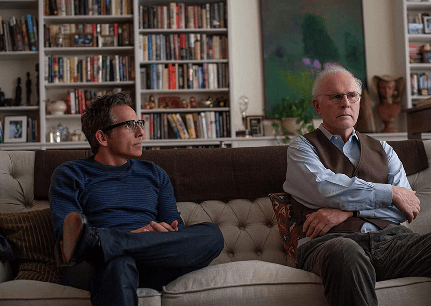 Josh (Ben Stiller) and his father-in-law Leslie (Charles Grodin), in "While We're Young." (Scott Rudin Productions/A24)