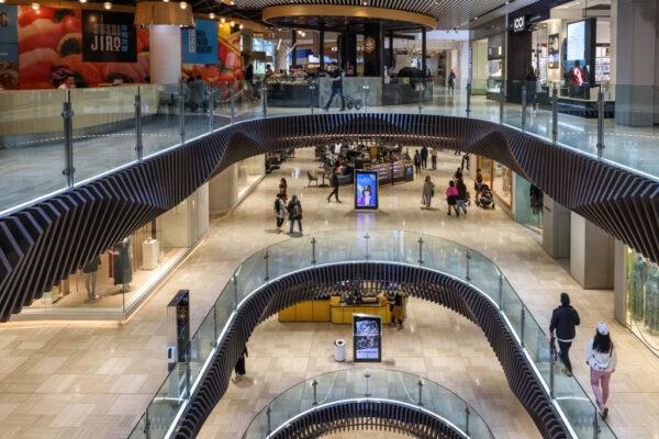 A general view of shoppers in a shopping mall in Melbourne, Australia, on May 03, 2022. (Asanka Ratnayake/Getty Images)