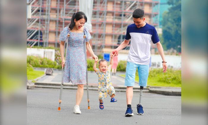 ‘He’s Our Joy’: Young Amputee Couple Share Their Journey of Raising Toddler Son