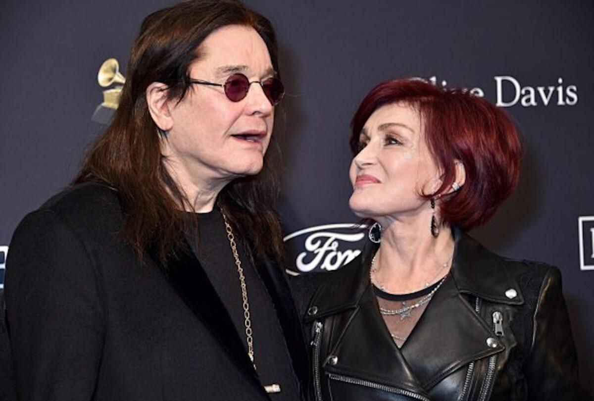 Ozzy Osbourne (L) and Sharon Osbourne (R) attend the Pre-GRAMMY Gala and GRAMMY Salute to Industry Icons Honoring Sean "Diddy" Combs in Beverly Hills, Calif., on Jan. 25, 2020. (Gregg DeGuire/Getty Images for The Recording Academy)