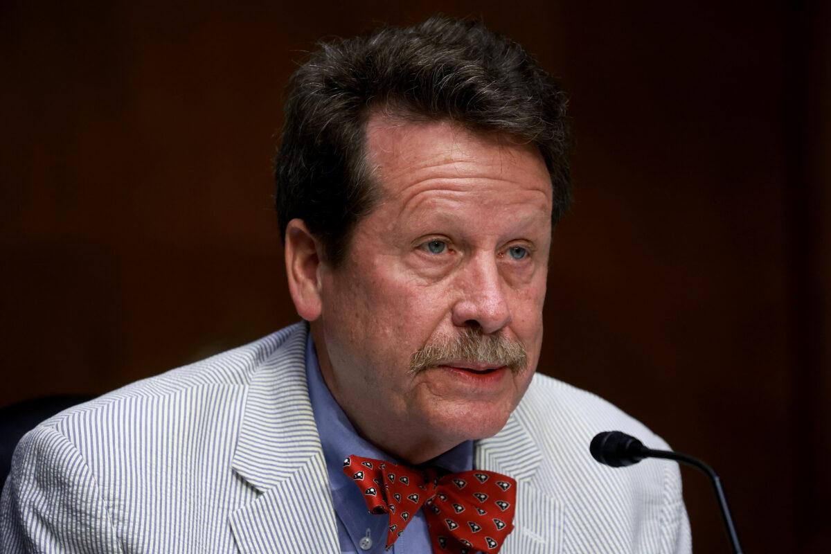 Food and Drug Administration Commissioner Robert Califf speaks to members of Congress in Washington on June 16, 2022. (Joe Raedle/Getty Images)