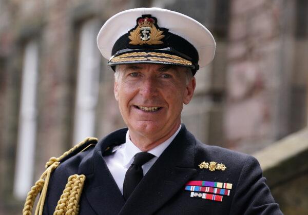 Undated photograph of Adm. Sir Tony Radakin, head of the UK armed forces. (Andrew Milligan/PA Media)