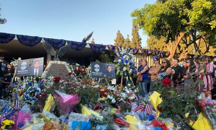 Over a Thousand Gather in Honor of Slain El Monte Officers