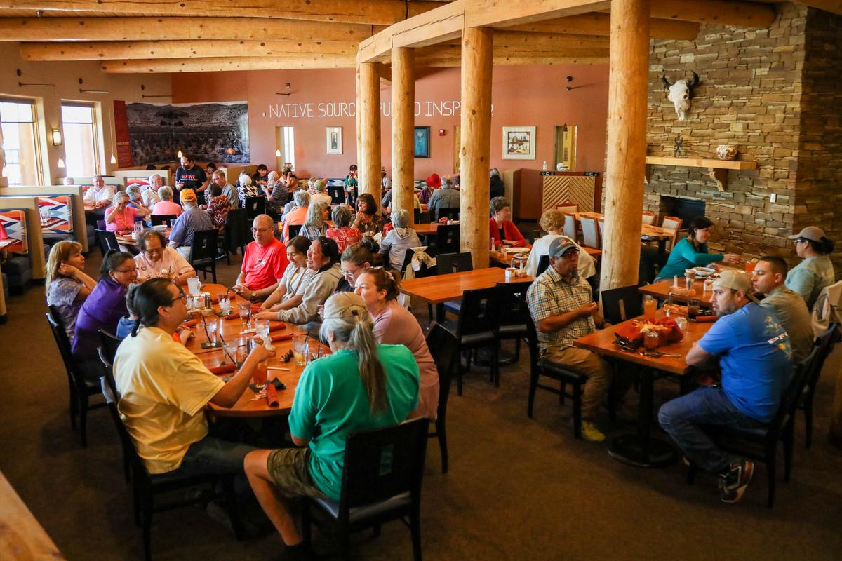 IPCC’s Indian Pueblo Kitchen draws crowds of visitors, Native and non-Native alike. (Courtesy of the Indian Pueblo Cultural Center)