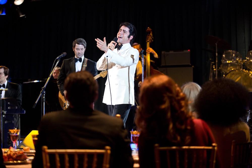 Frankie Valli (John Lloyd Young, C), in “Jersey Boys.” (Malpaso Productions/Warner Bros.)