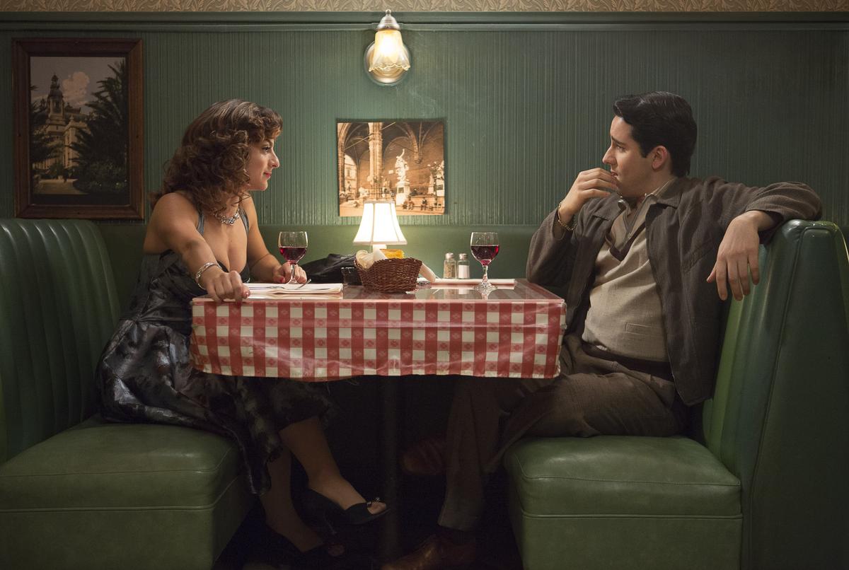 Frankie Valli (John Lloyd Young) and Mary Delgado (Renée Marino), in “Jersey Boys.” (Malpaso Productions/Warner Bros.)