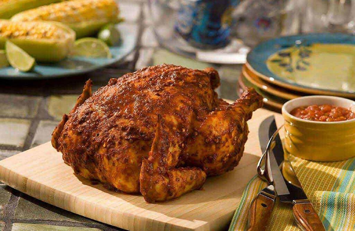 Chipotle-Rubbed Beer Can Chicken