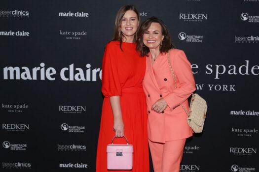 Brittany Higgins and Lisa Wilkinson attend the marie claire International Women's Day breakfast at est. on March 8, 2022 in Sydney, Australia. (Lisa Maree Williams/Getty Images)