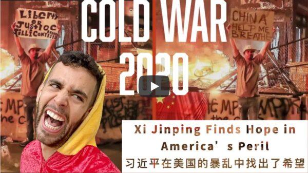 Thumbnail of Alex Farley's "Cold War 2020" YouTube video that got him banned in China. (Courtesy of Alex Farley)
