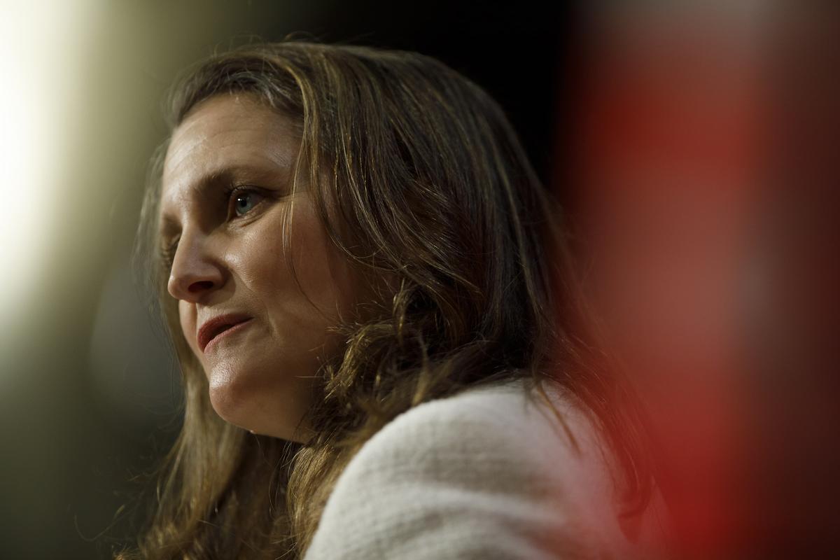 RCMP Investigating Alleged Harassment of Chrystia Freeland by Alberta Man