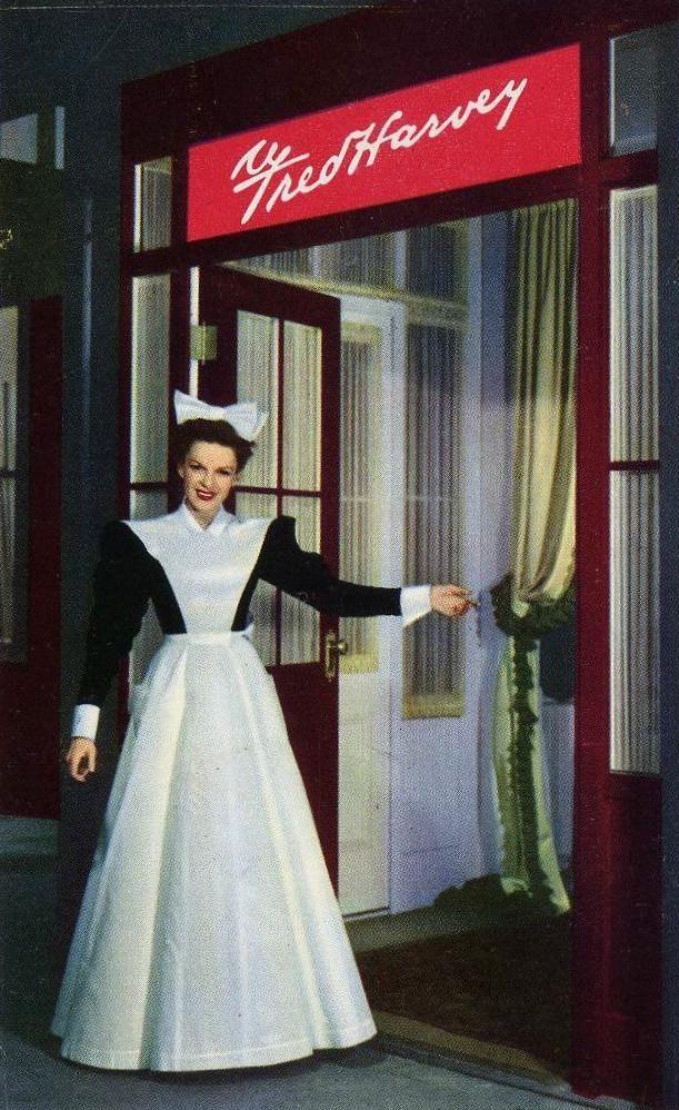 Scene from the film "The Harvey Girls" (1946) featuring Judy Garland. (Public Domain)