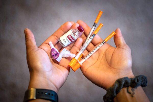 An insulin kit. (Kerem Yucel/AFP via Getty Images)