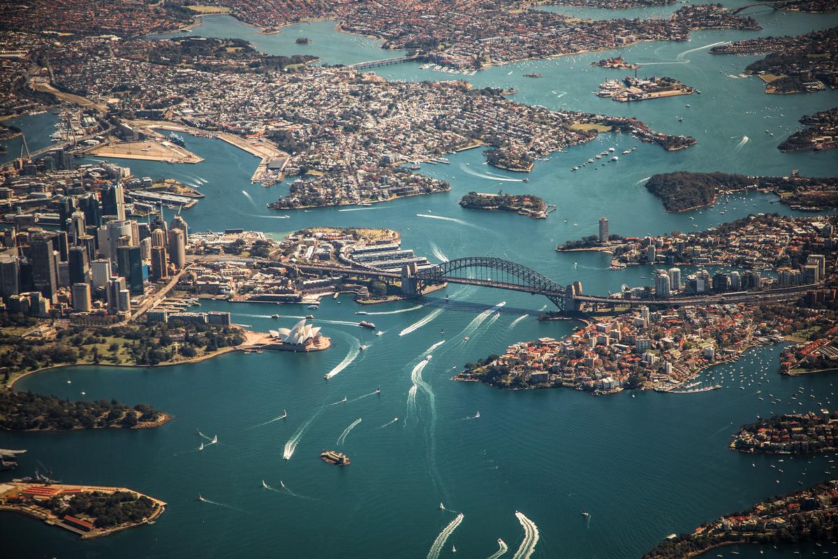 A bird's eye view of Sydney. (Jamie Davies/Unsplash)