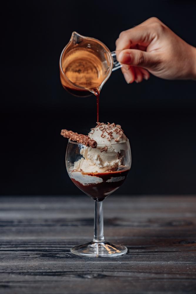 Affogato drowns a scoop of gelato al fior di latte with a double shot of espresso. (akegooseberry/Shutterstock)