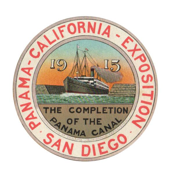 One of the official seals for the 1915 Panama–California Exposition. (Public Domain)
