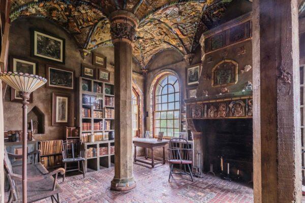 Fonthill Saloon is the largest room in the house, where Henry Mercer held occasional parties. (Kevin Crawford)
