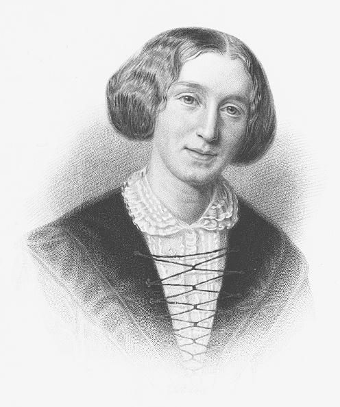 English novelist Mary Ann Evans, who wrote under the nom de plume of George Eliot, pictured at the age of 30, circa 1849. Engraved by G.J. Stodart from a painting by Alexandre Louis François d'Albert Durade. (Kean Collection/Getty) Images)