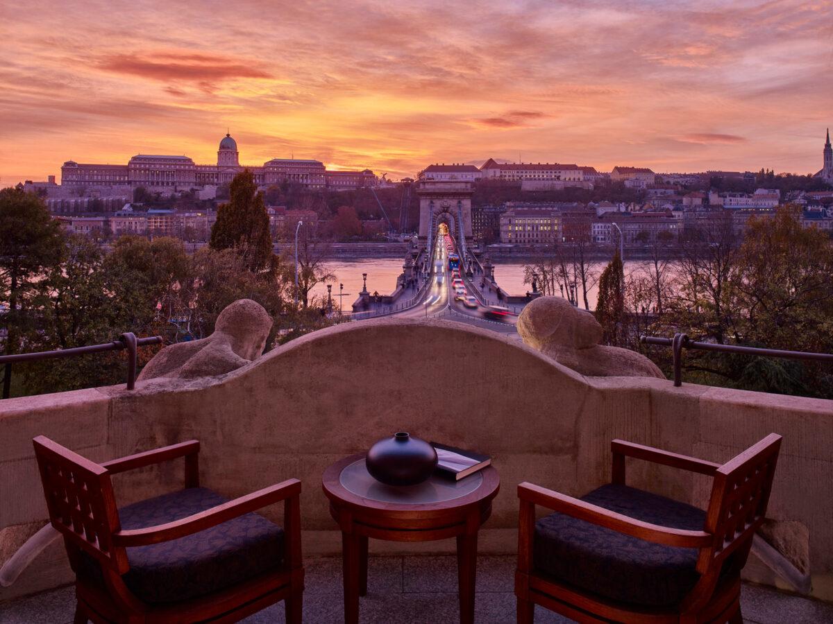  A view of the Szechenyi Chain Bridge from the hotel. (Four Seasons)