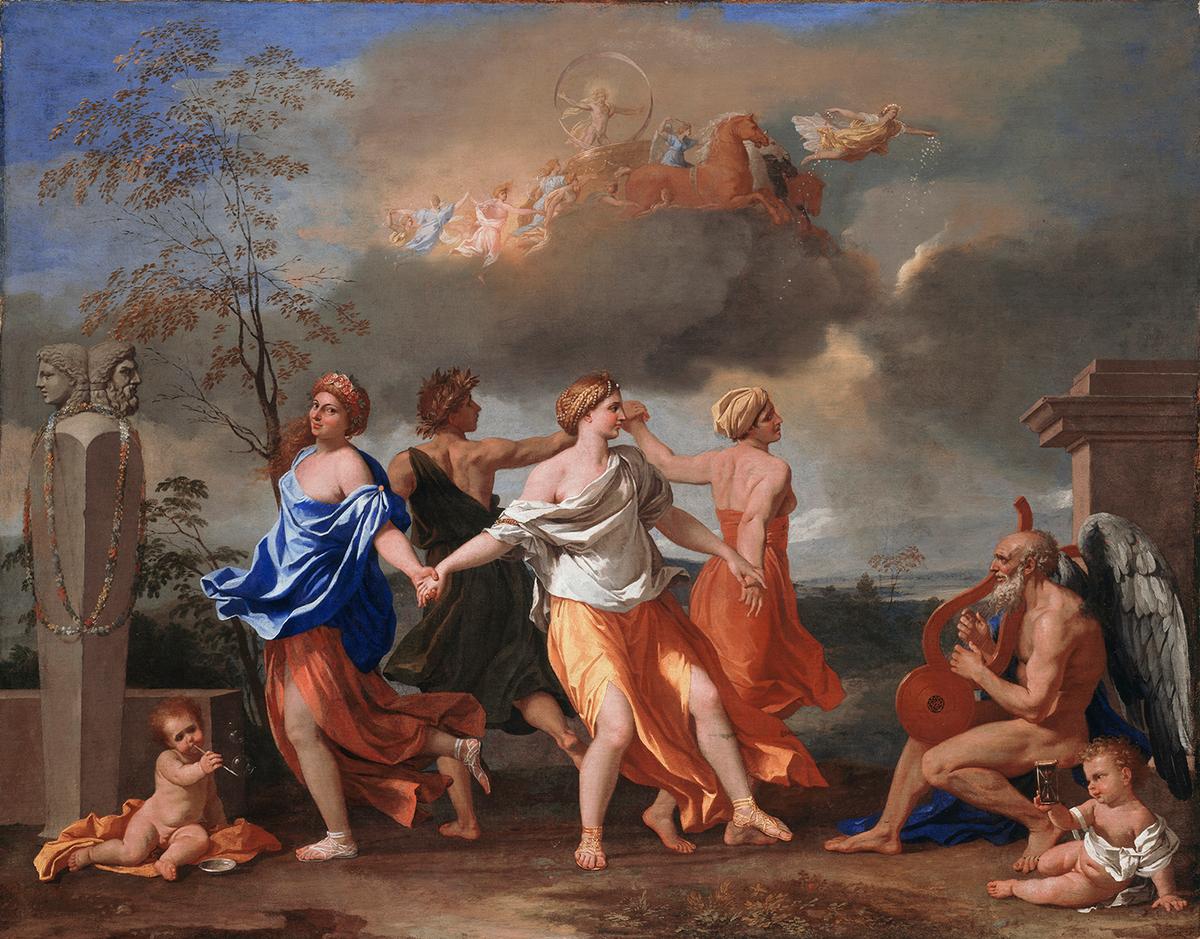 "A Dance to the Music of Time," circa 1634–1636, by Nicolas Poussin. Oil on canvas. The Wallace Collection, London. (Public Domain)