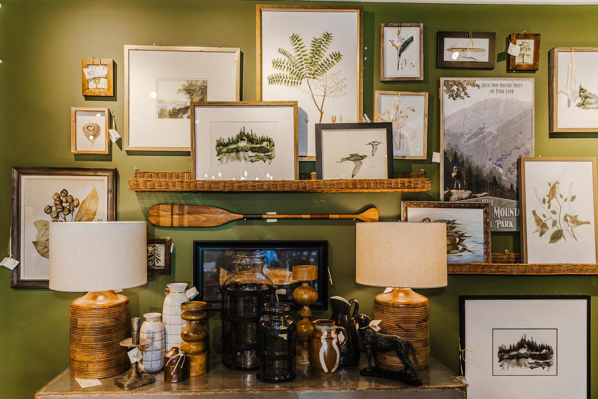 Think outside the frame — fish plates, oars and perhaps even mounted fish can make for an interesting and exciting gallery wall addition. (Handout/TNS)