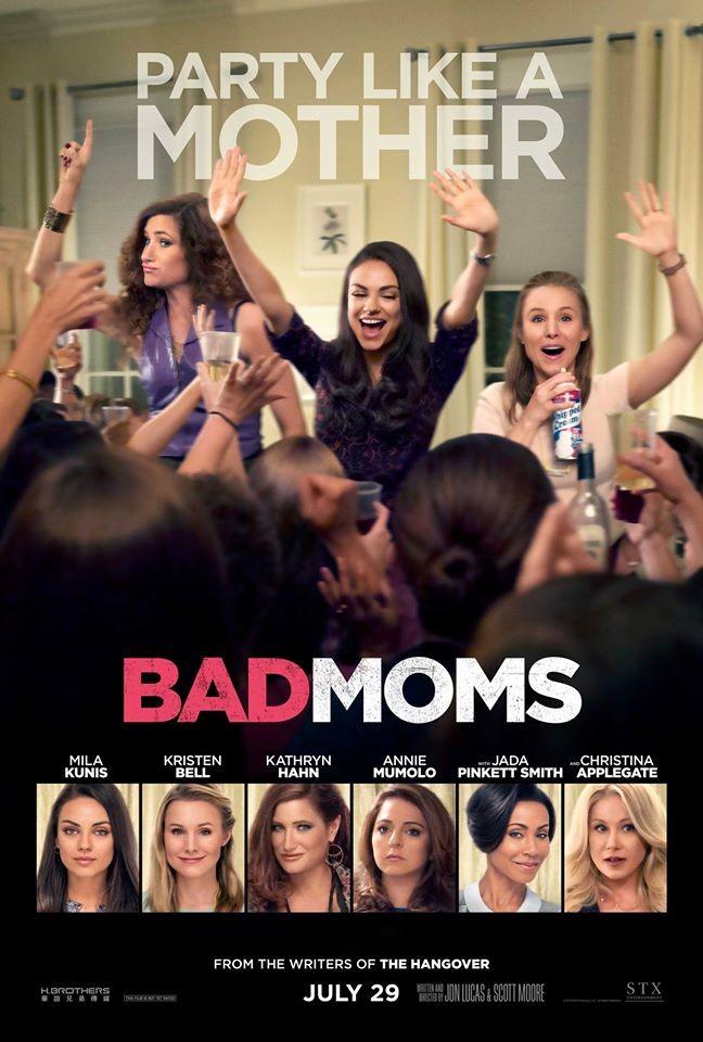 Movie poster for “Bad Moms” (STX Productions)