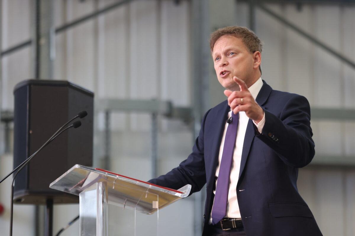 Transport Secretary Grant Shapps in an undated file photo. (PA Media)