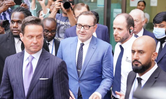 Kevin Spacey ‘Strenuously Denies’ UK Sex Charges in First Court Appearance