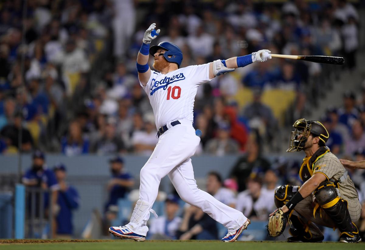 Justin Turner Ends Drought With 2 Homers in Dodgers Win Over Padres