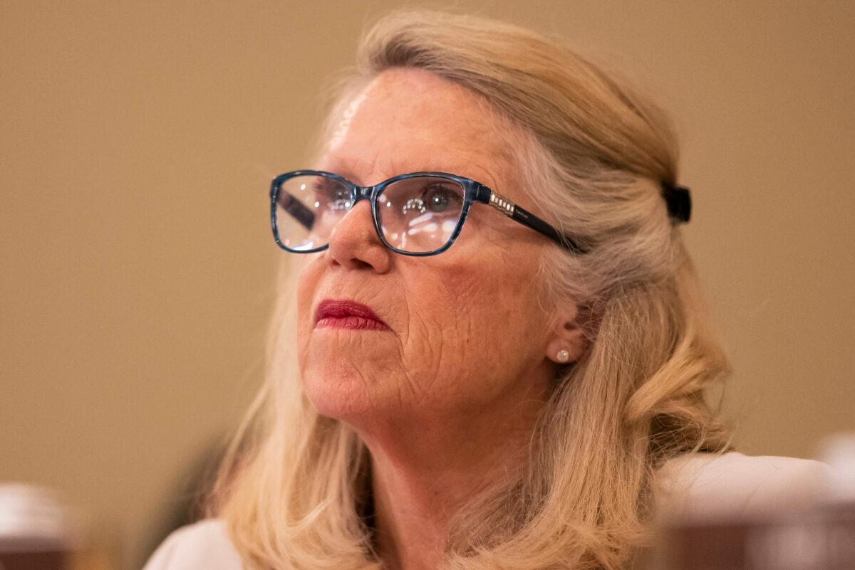 Rep. Carol Miller (R-W.Va.) speaks during a House Select Committee on Climate Crisis hearing in Washington on June 14, 2022. (Nathan Howard/Getty Images)