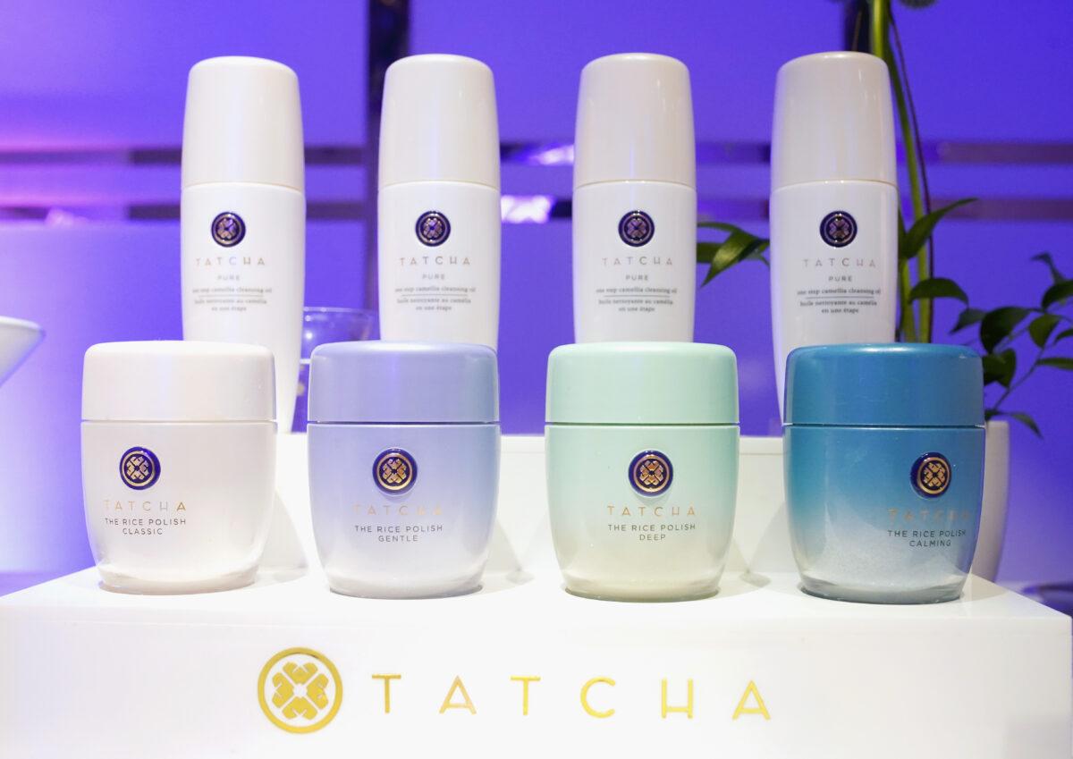 View of Tatcha product on display at the Majestic Downtown in Los Angeles, California, on Oct. 21, 2018. (Presley Ann/Getty Images)