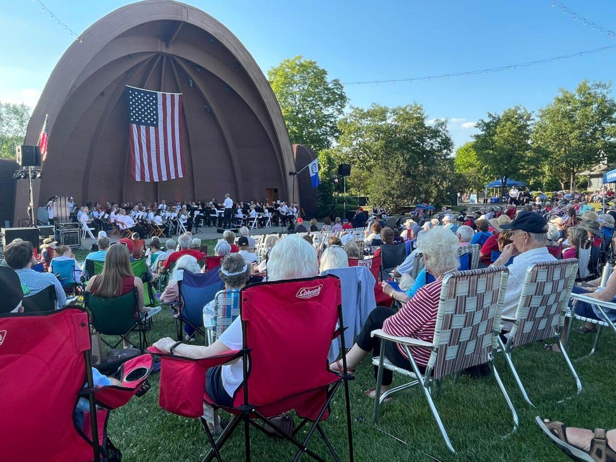 Centerville's 50th Americana Festival was started with a community concert at Stubbs Park on July 3, 2022. (Courtesy of City of Centerville)