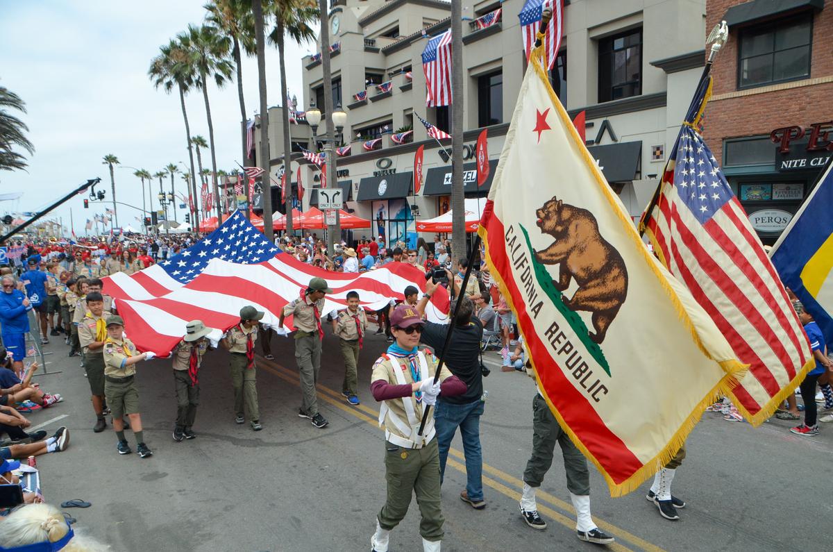 Independence Day Parade Returns to Huntington Beach After 2-Year Hiatus