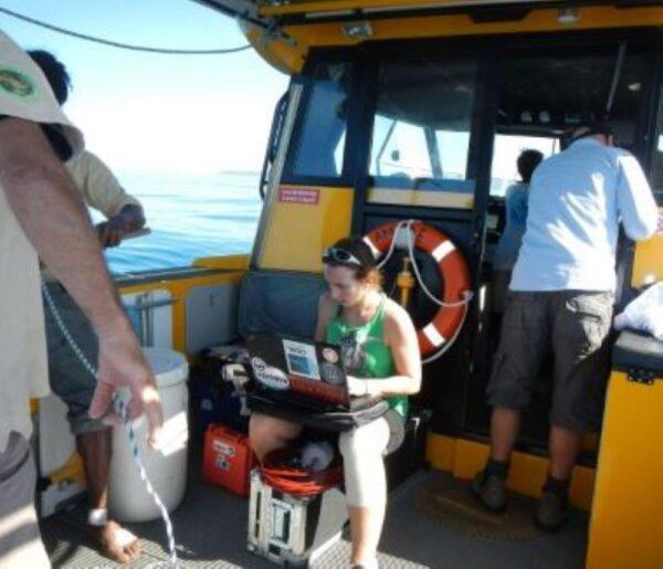 Dr. Jenny Allen of the University of Queensland out in the field. (Image supplied by the University of Queensland)