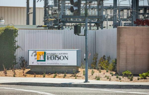 A SoCal Edison power station is seen in Santa Ana, Calif., on June 9, 2022. (John Fredricks/The Epoch Times)